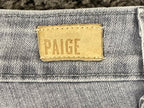 PAIGE Peg Skinny Jeans Women Size  27 Gray Stretch Denim