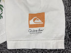 Quiksilver Waterman T Shirt Mens White Mele Kalikimaka Surfing Santa 2013 Sz M