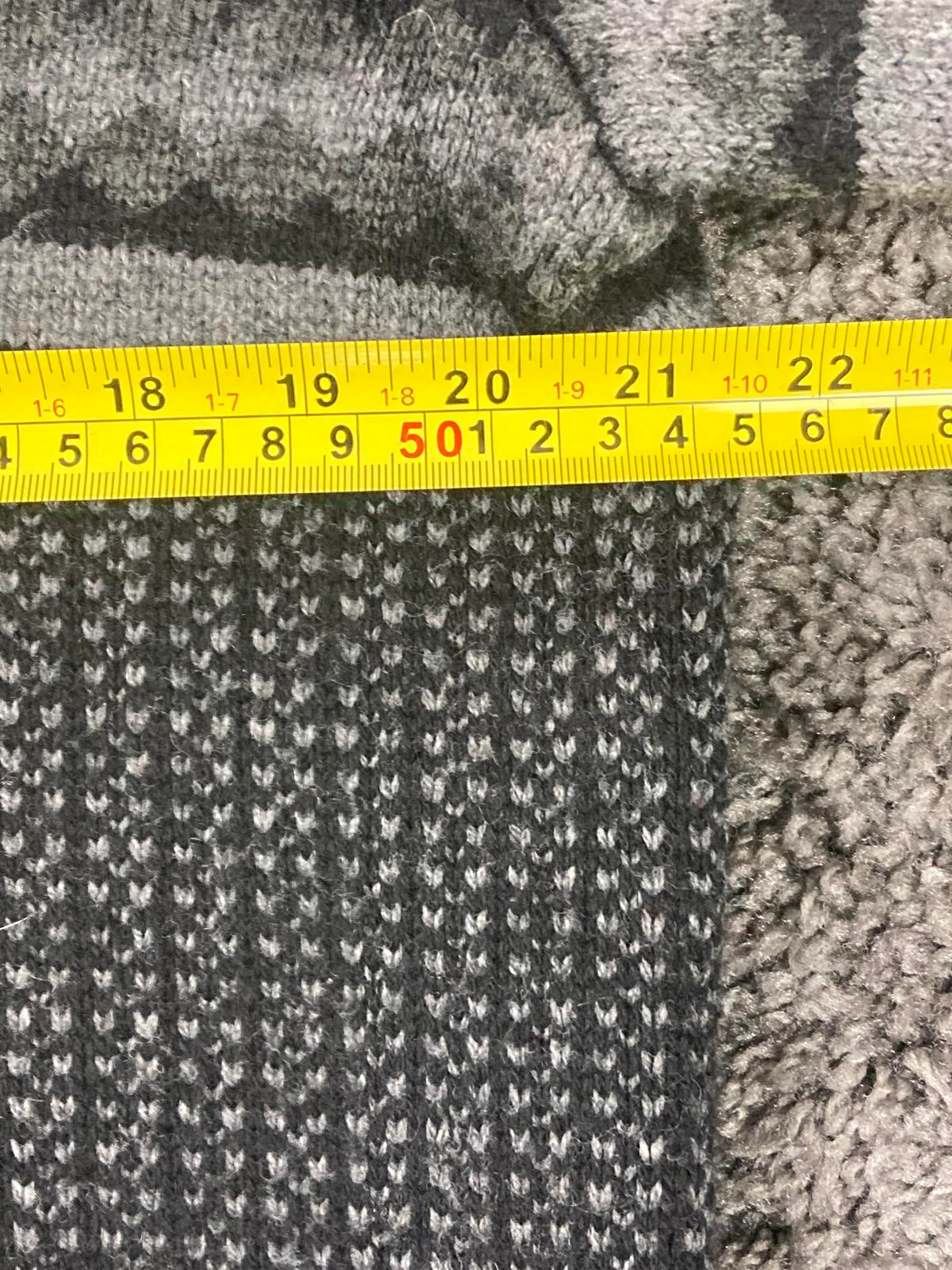 Club Room Men’s Nordic Fair Isle Chunky Knit Sweater Gray Wool Blend Size Large