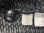 Club Room Men’s Nordic Fair Isle Chunky Knit Sweater Gray Wool Blend Size Large