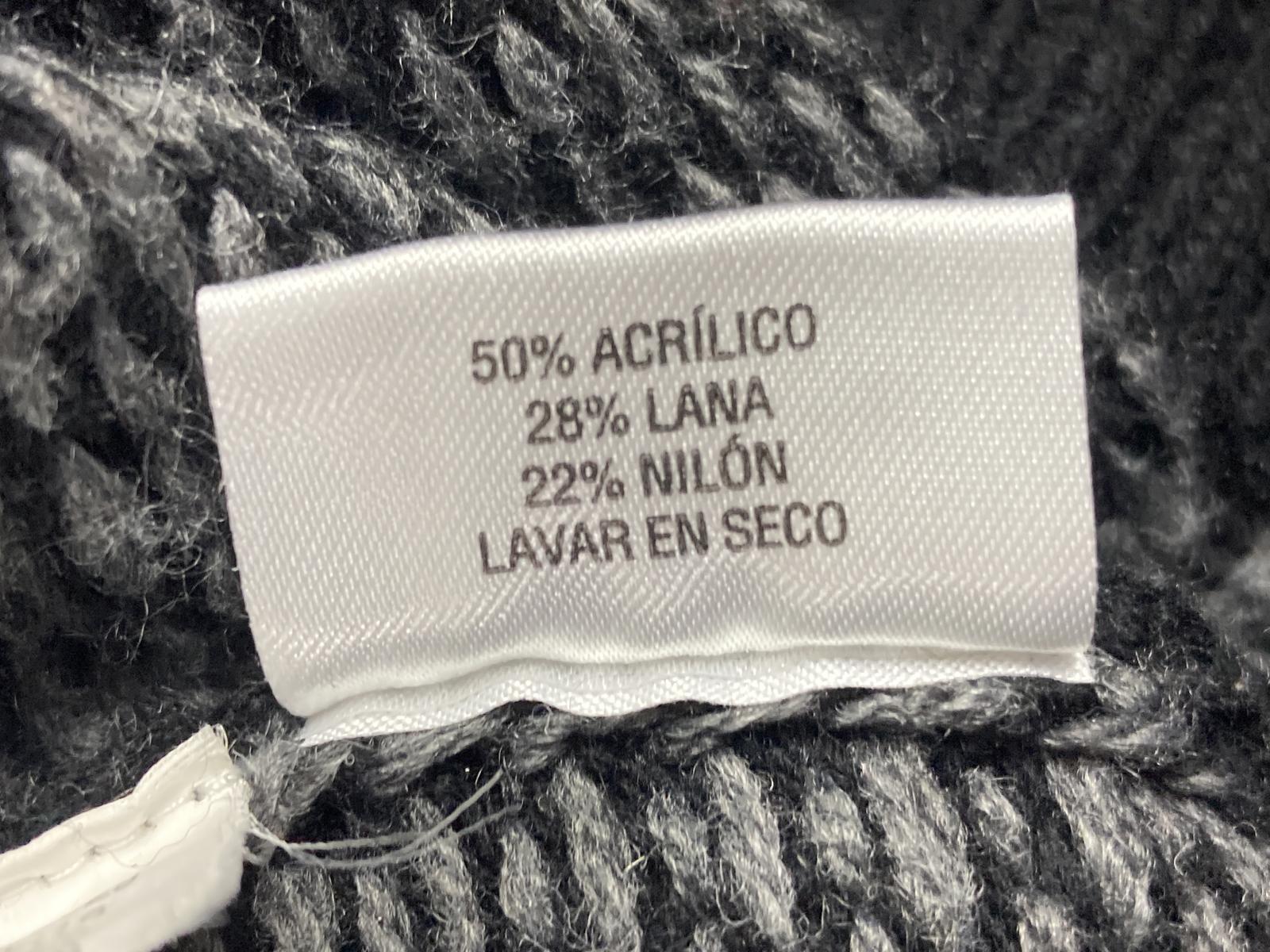 Club Room Men’s Nordic Fair Isle Chunky Knit Sweater Gray Wool Blend Size Large