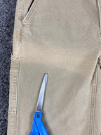 American Eagle Carpenter Pants Women's Khaki High Rise Straight Sz 2