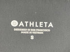 Athleta Metro Straight Capri Pants Womens Black High Rise Zipper Pockets Sz S