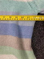 Wooden Ships Flower Market Crew Sweater Womens XL Pastel Cotton Acrylic Pullover