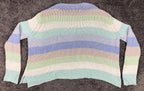 Wooden Ships Flower Market Crew Sweater Womens XL Pastel Cotton Acrylic Pullover