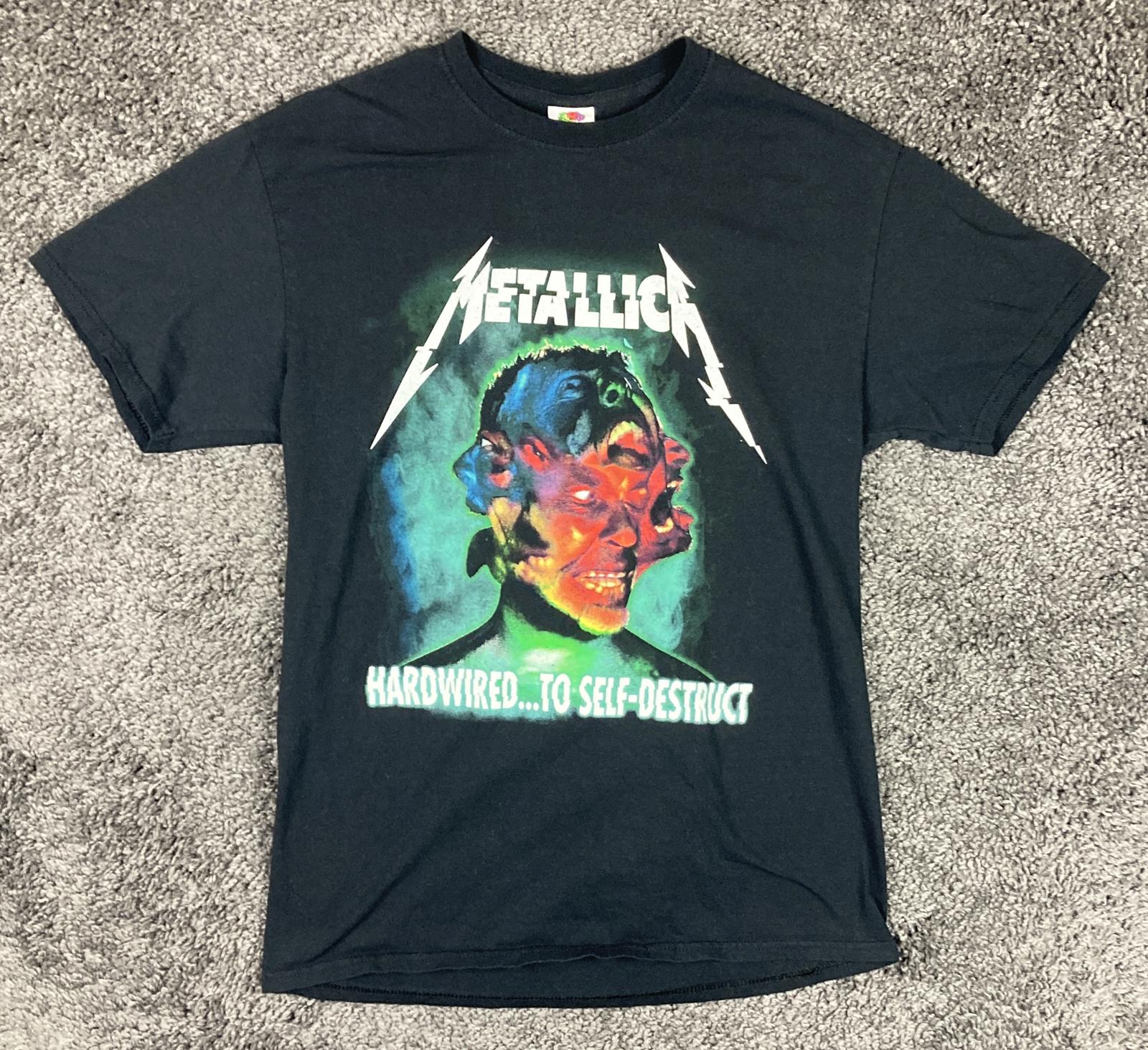 Metallica Hardwired To Self-Destruct World Wired Tour 2018-19 T-Shirt Mens Sz M