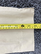 Faconnable Women's Chino Pants Beige Stretch Cotton Straight Leg Size 6