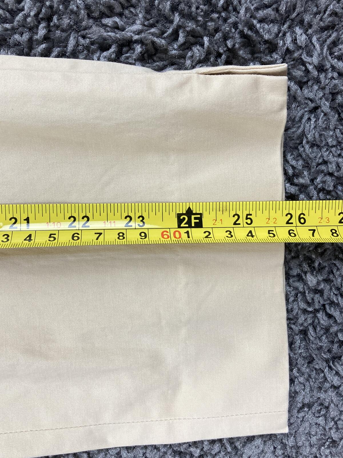 Faconnable Women's Chino Pants Beige Stretch Cotton Straight Leg Size 6