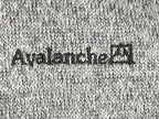 Avalanche Women's Full Zip Fleece Jacket Gray Knit Thumbhole Pockets Size Large