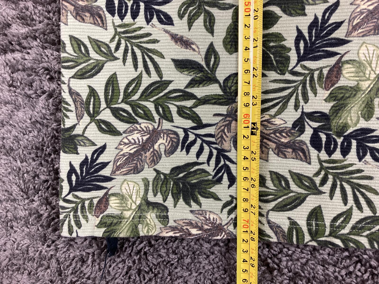 Vintage Op Ocean Pacific Sport Tropical Leaf Polo Shirt Cotton Green Floral XL