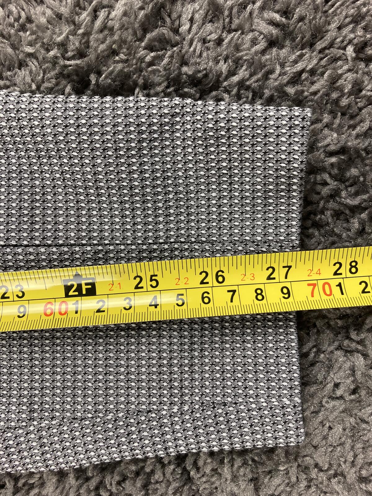 HUGO Hugo Boss Hevas Slim Fit Dress Pants Women’s 6 Grey Micro Check Cropped