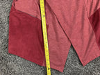LOGO Lounge Lori Goldstein Cardigan Pink/Red  French Terry Cascading Cardigan 1X