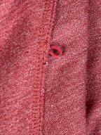 LOGO Lounge Lori Goldstein Cardigan Pink/Red  French Terry Cascading Cardigan 1X