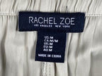 Rachel Zoe Satin Cargo Pants Champagne Beige Wide Leg Pockets Womens Medium M