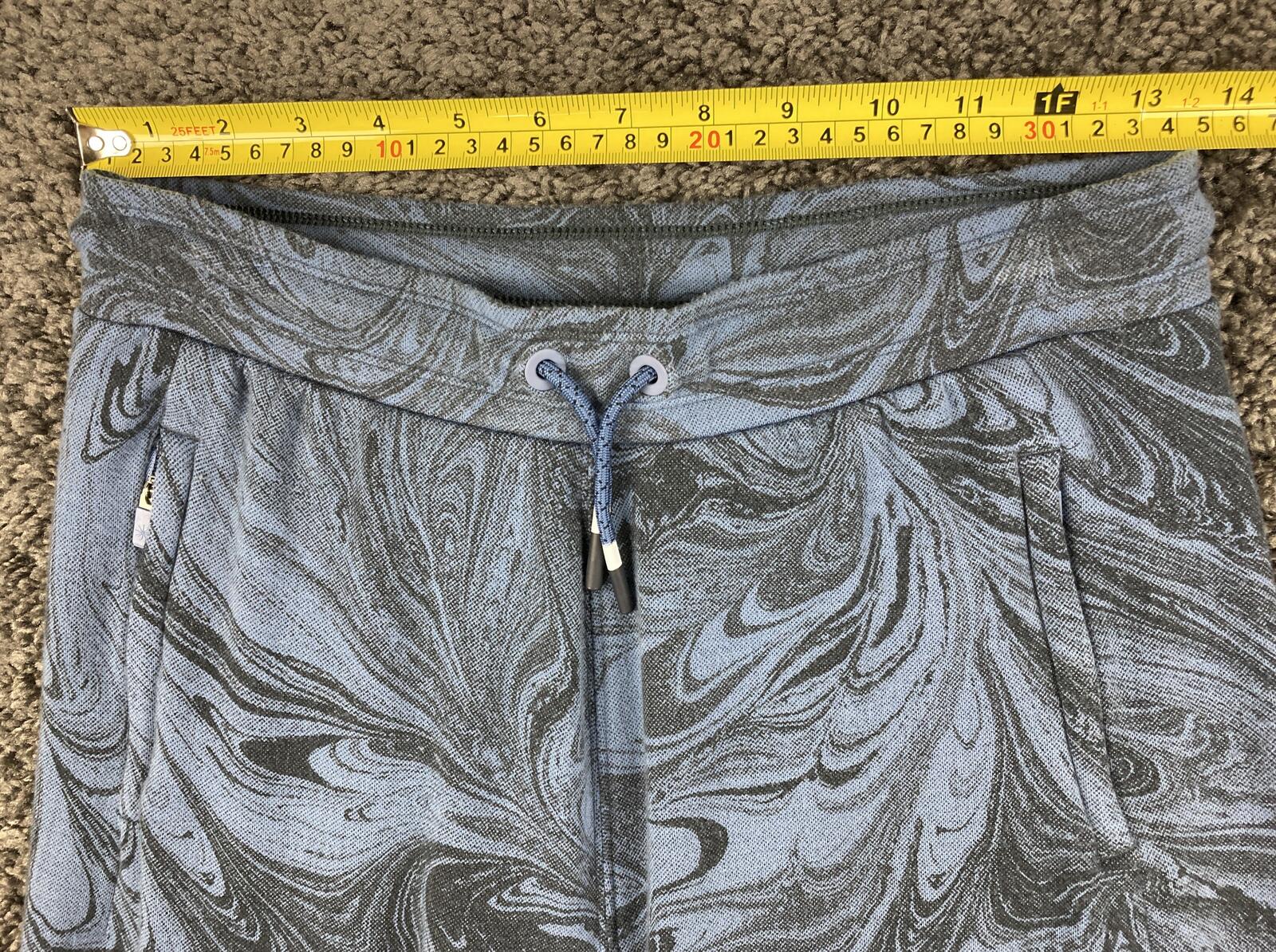 Athleta Girl Warm Up 2.0 Jogger Pants Blue Marble Swirl Fleece Soft  Sz XXL 16