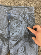 Athleta Girl Warm Up 2.0 Jogger Pants Blue Marble Swirl Fleece Soft  Sz XXL 16