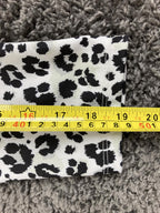 Catherine Malandrino Leggings Women's Black White Animal Print Crop Sz XS