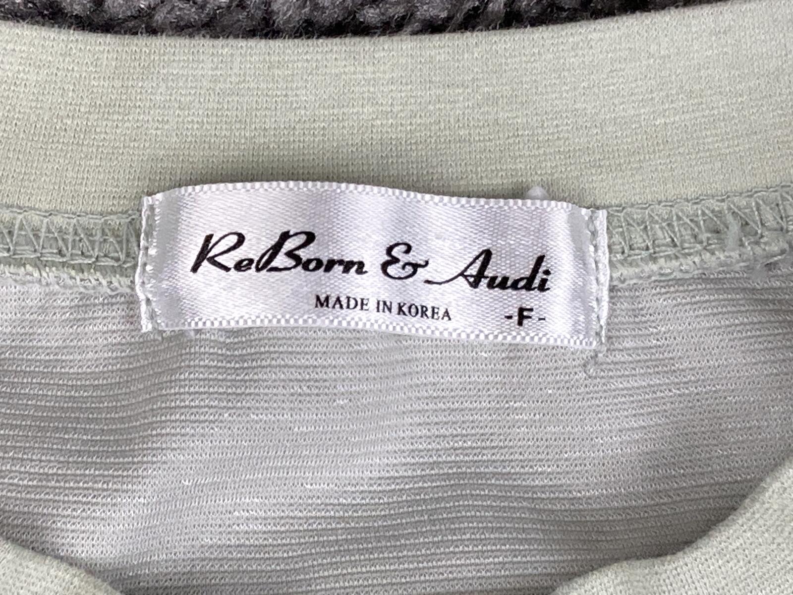 RedBorn & Audi T-Shirt Unisex Sage Green Monday Graphic Sz One Size
