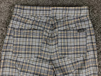 Sanctuary x Anthropologie Pull-On Pants Women's Plaid Slim Stretch Sz M