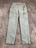 American Eagle Next Level Stretch Cargo Pants Womens Sage Green Soft Sz 2
