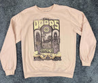 The Doors Unisex Graphic Sweatshirt XL Peach Crewneck Band Pullover