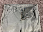 American Eagle Next Level Stretch Cargo Pants Womens Sage Green Soft Sz 2