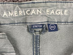 American Eagle Next Level Stretch Cargo Pants Womens Sage Green Soft Sz 2