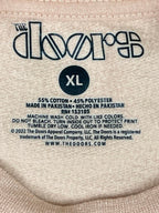 The Doors Unisex Graphic Sweatshirt XL Peach Crewneck Band Pullover