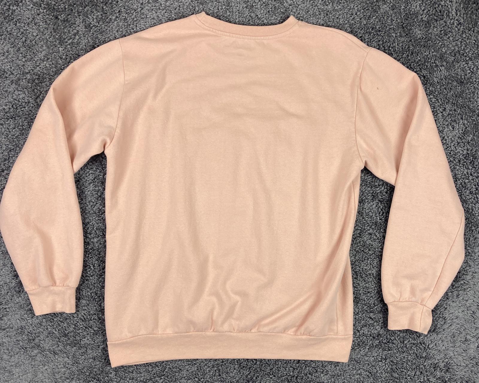 The Doors Unisex Graphic Sweatshirt XL Peach Crewneck Band Pullover