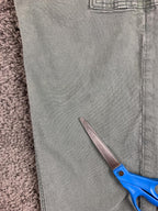 American Eagle Next Level Stretch Cargo Pants Womens Sage Green Soft Sz 2