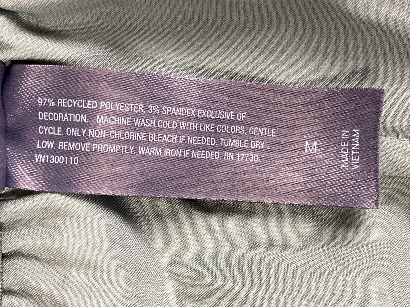 Auden Luxury Collection Satin Pajama Pants Sage Green Wide Leg Sleepwear Sz M