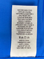 Alice & Olivia French Blue Fifi Mini Dress Spaghetti Strap Zip Back Size 0
