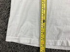 Quiksilver Mens Long Sleeve Graphic T-Shirt XL White Cotton Palm Tree Wave 1401