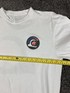 Quiksilver Mens Long Sleeve Graphic T-Shirt XL White Cotton Palm Tree Wave 1401