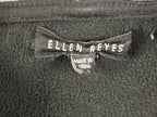 Ellen Reyes Women's Fleece Jacket Buffalo Plaid Shawl Collar Buckle Coat Size S