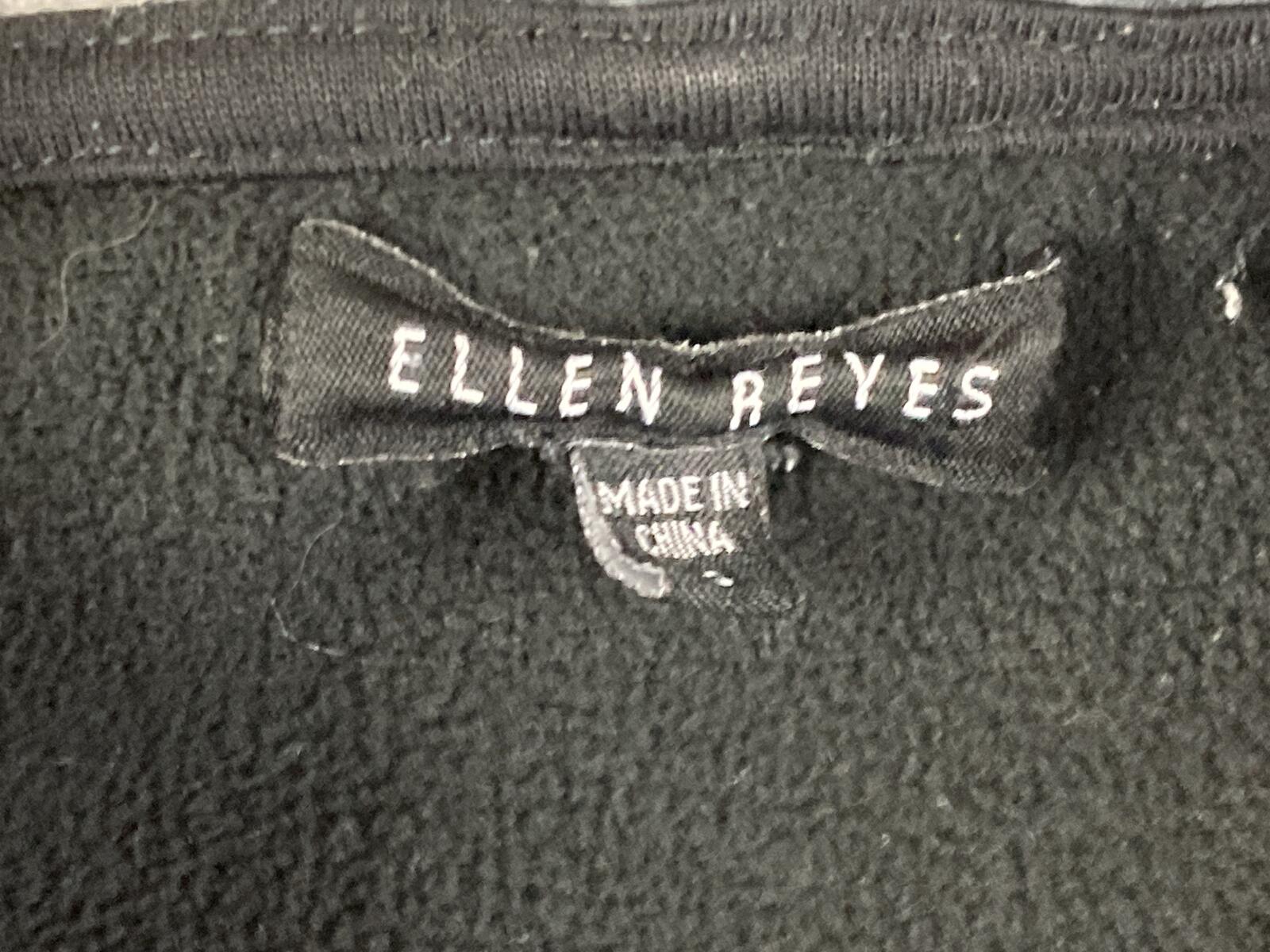 Ellen Reyes Women's Fleece Jacket Buffalo Plaid Shawl Collar Buckle Coat Size S