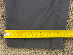 Talbots Perfect Crop Pant Women’s 10 Navy Cotton Stretch Button Hem Tabs