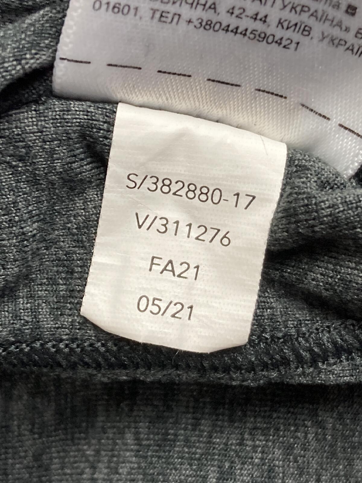 Athleta Uptempo Top Grey Heathered Long Sleeve Thumbhole Yoga Workout Shirt XL