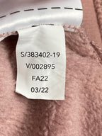 Athleta Cozy Karma Asymmetrical Pullover Pink 1/4 Zip Sweatshirt Thumbhole Sz 3X