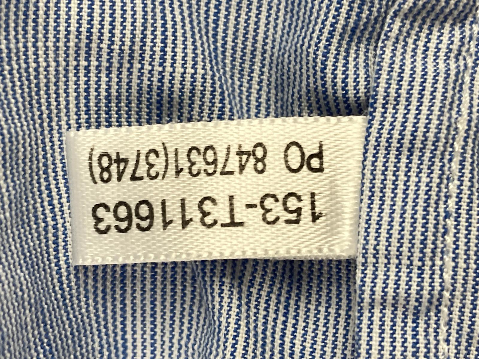 Tommy Bahama Mens Long Sleeve Button Front Shirt Size XL Blue White Stripe