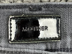 MOTHER The Swooner Ankle Jeans Black High Rise Skinny Stretch Denim USA Made 25