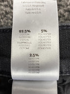 MOTHER The Swooner Ankle Jeans Black High Rise Skinny Stretch Denim USA Made 25