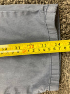 Wolf vs Goat Mens 33x34 Blue Tencel Stretch Chino Pants Made in Italy