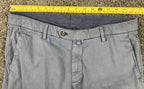 Wolf vs Goat Mens 33x34 Blue Tencel Stretch Chino Pants Made in Italy