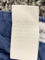 Wolf vs Goat Mens 33x34 Blue Tencel Stretch Chino Pants Made in Italy