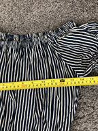 Faithfull The Brand Icaria Dress Women's Navy Maison Stripe Mini Size 2