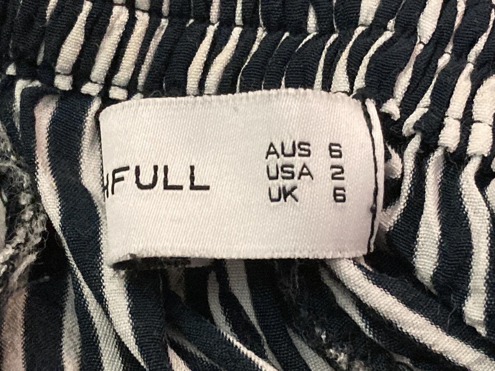 Faithfull The Brand Icaria Dress Women's Navy Maison Stripe Mini Size 2