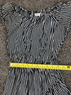 Faithfull The Brand Icaria Dress Women's Navy Maison Stripe Mini Size 2