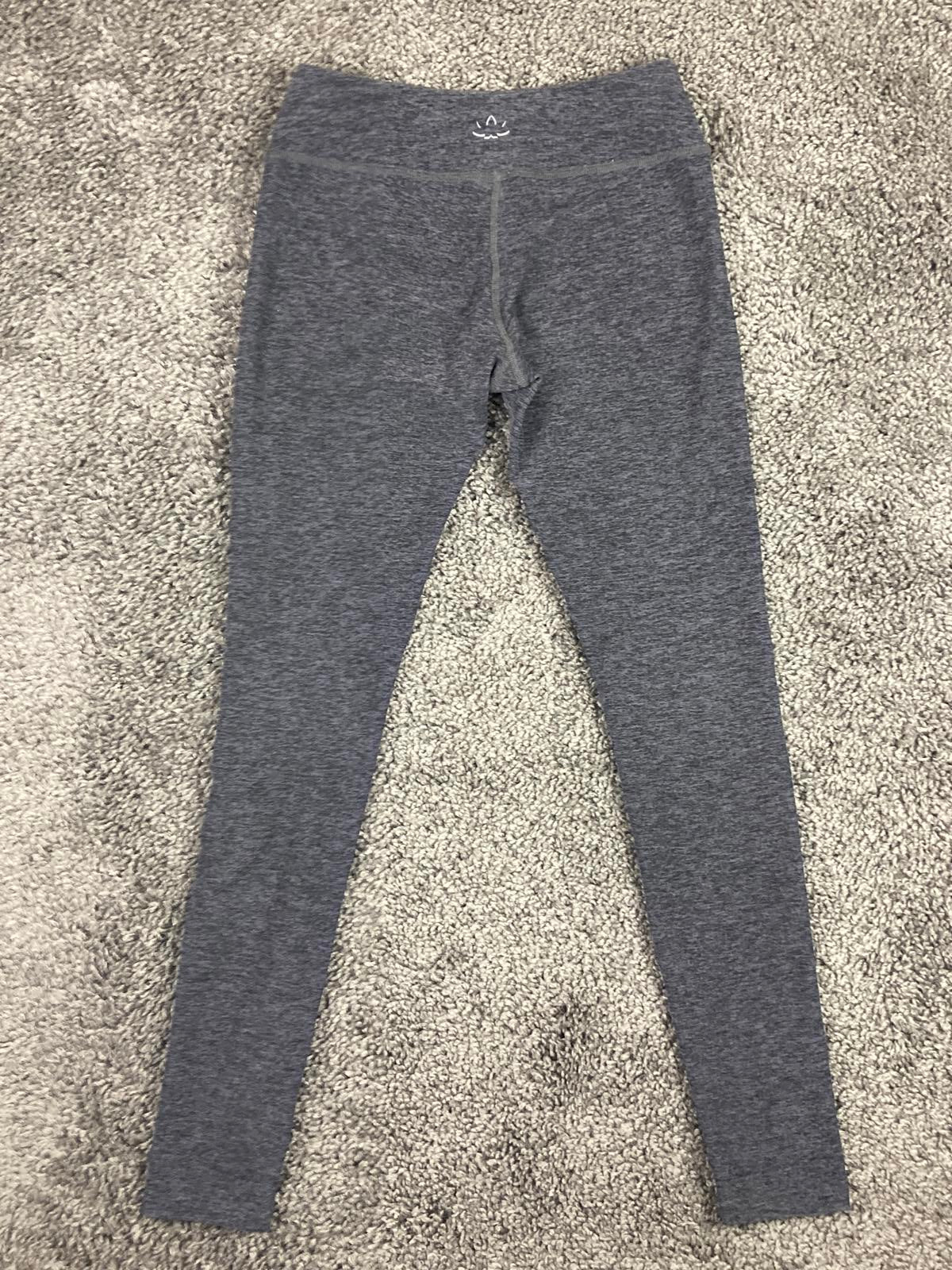 Beyond Yoga Women’s Gray Stretch Performance Leggings Size S