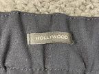 Talbots Woman Hollywood Fit Pants Navy Blue Straight Leg Pull On Stretch Sz 16W
